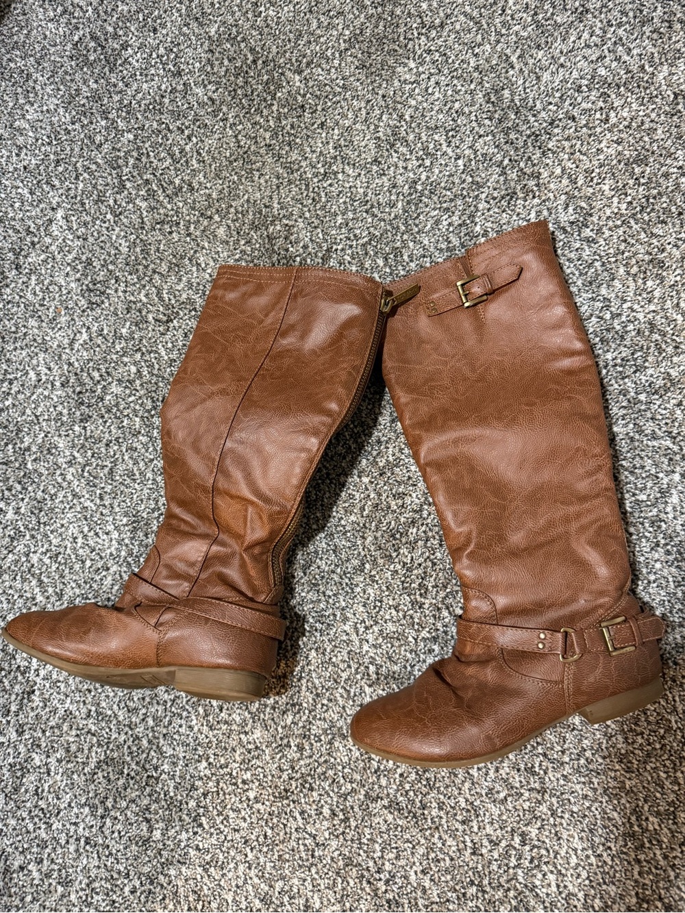 Classic Brown Women's Boots - Casual Knee-High Style